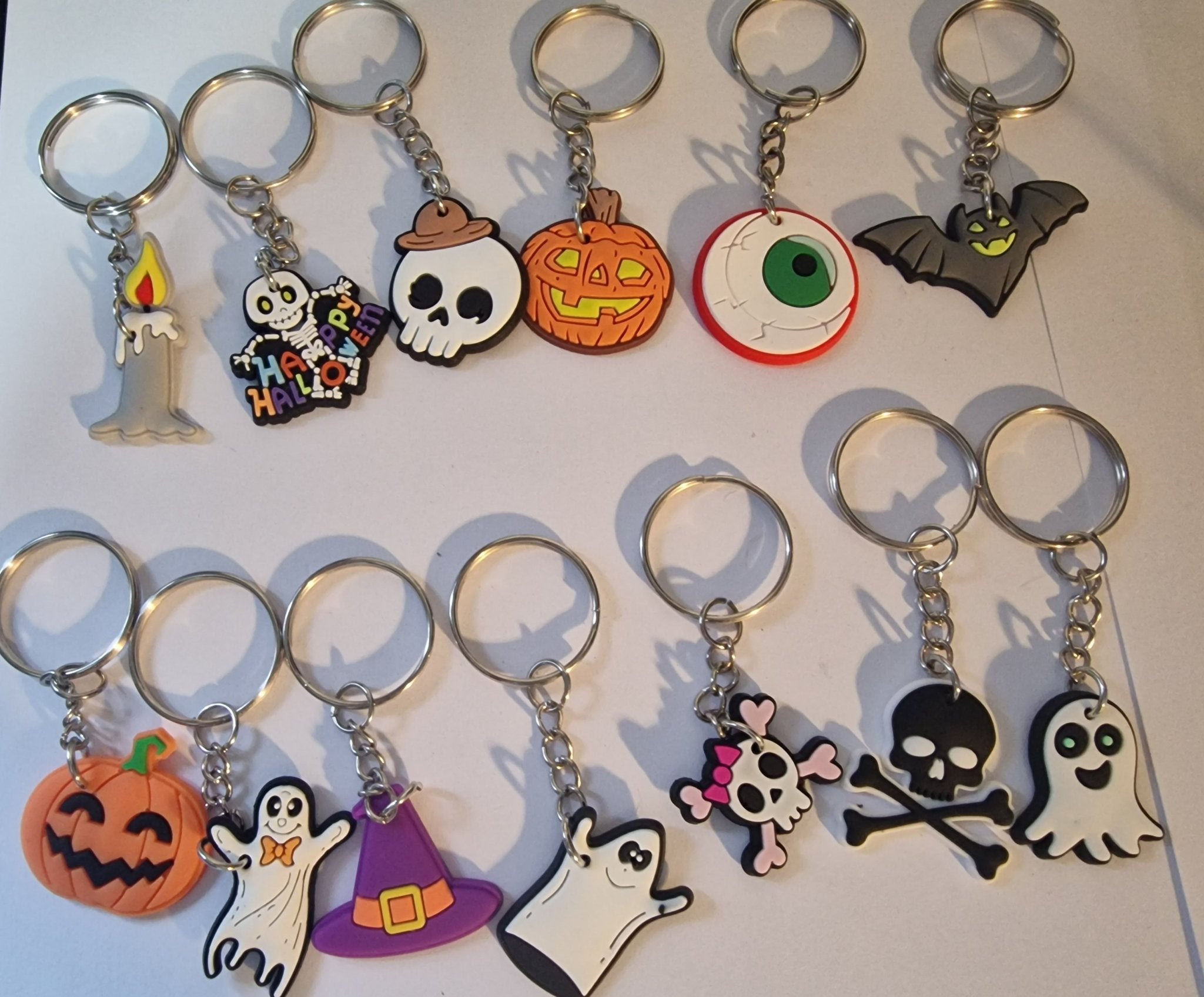 Assort Halloween Sylicone Keyrings Large - NB Store