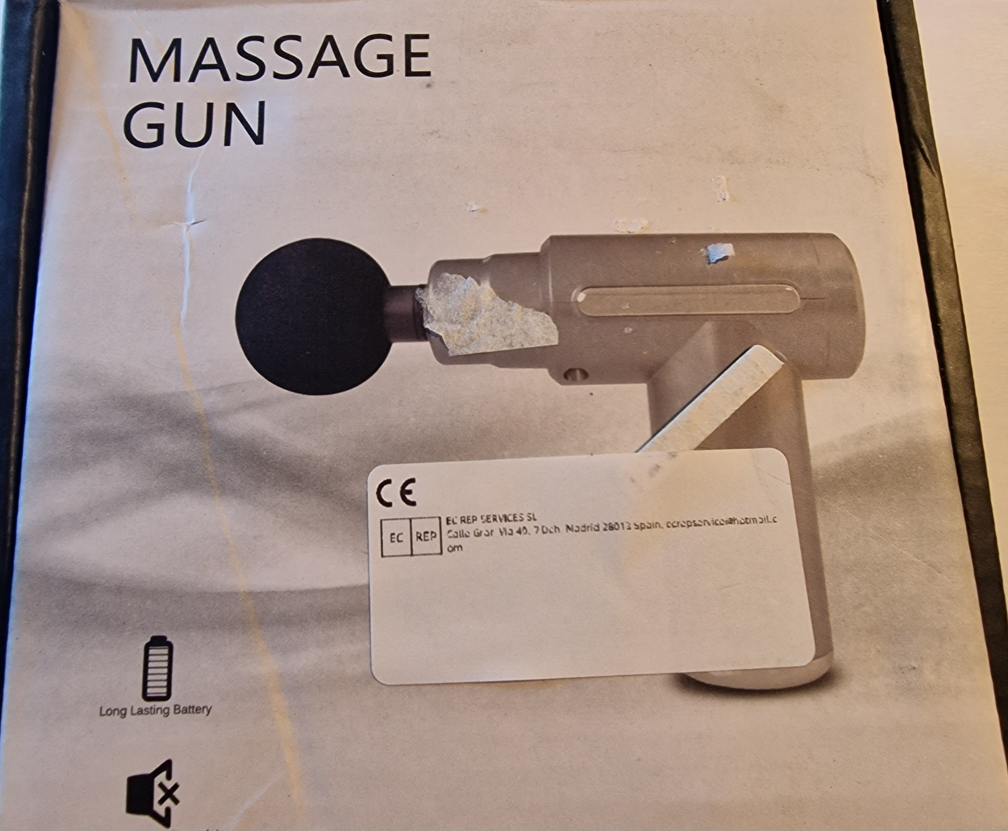 Deep Tissue Massage Gun - USB-C Rechargeable - Health & Wellness