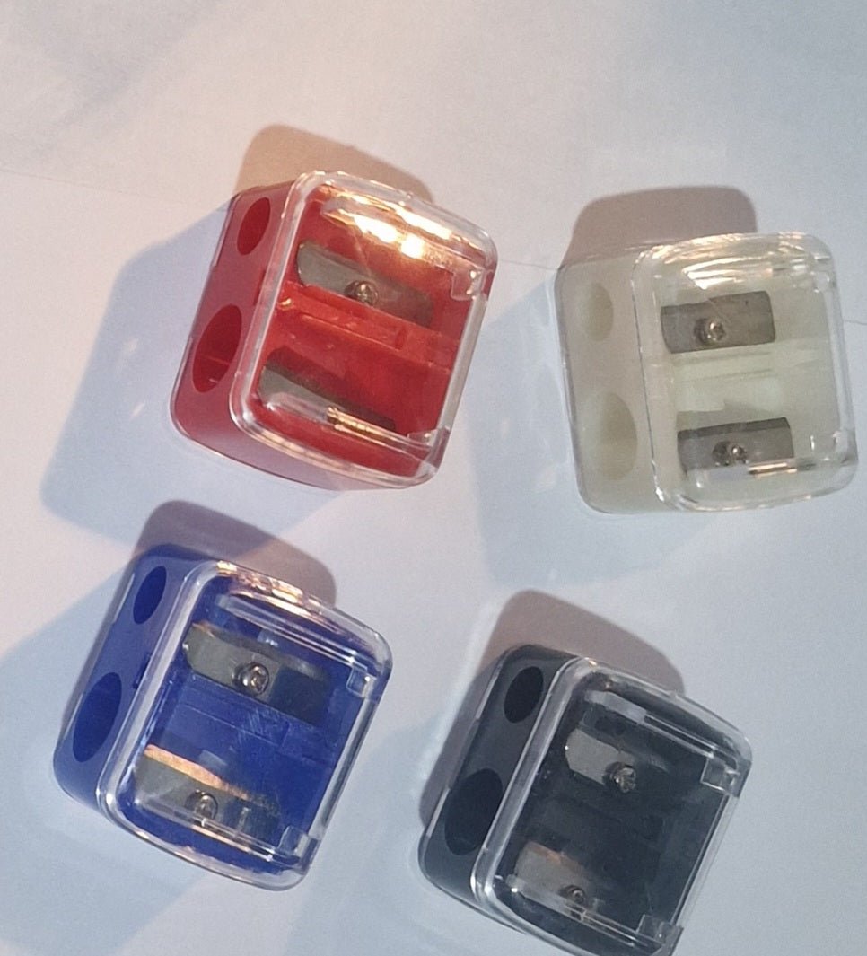 Double Plastic Pencil Sharpeners - NB Store