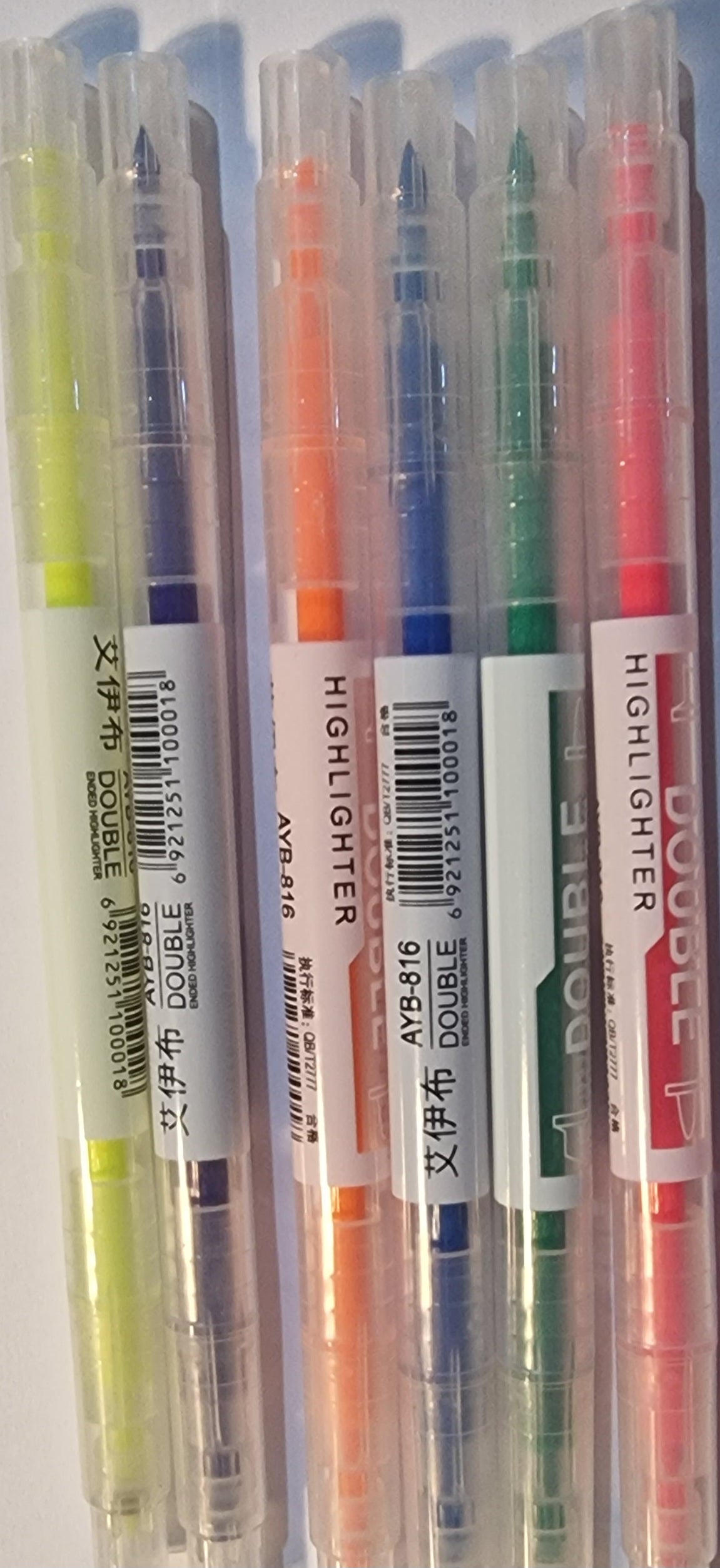 (6) Highlighter Pen Set