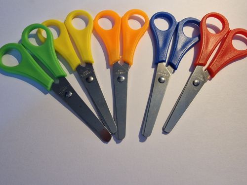 Blunt Colored Scissors Green