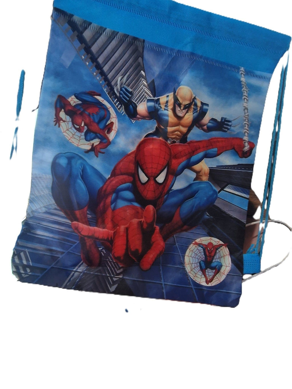 (Marval) Drawstring Spiderman Backpack Navy - NB Store
