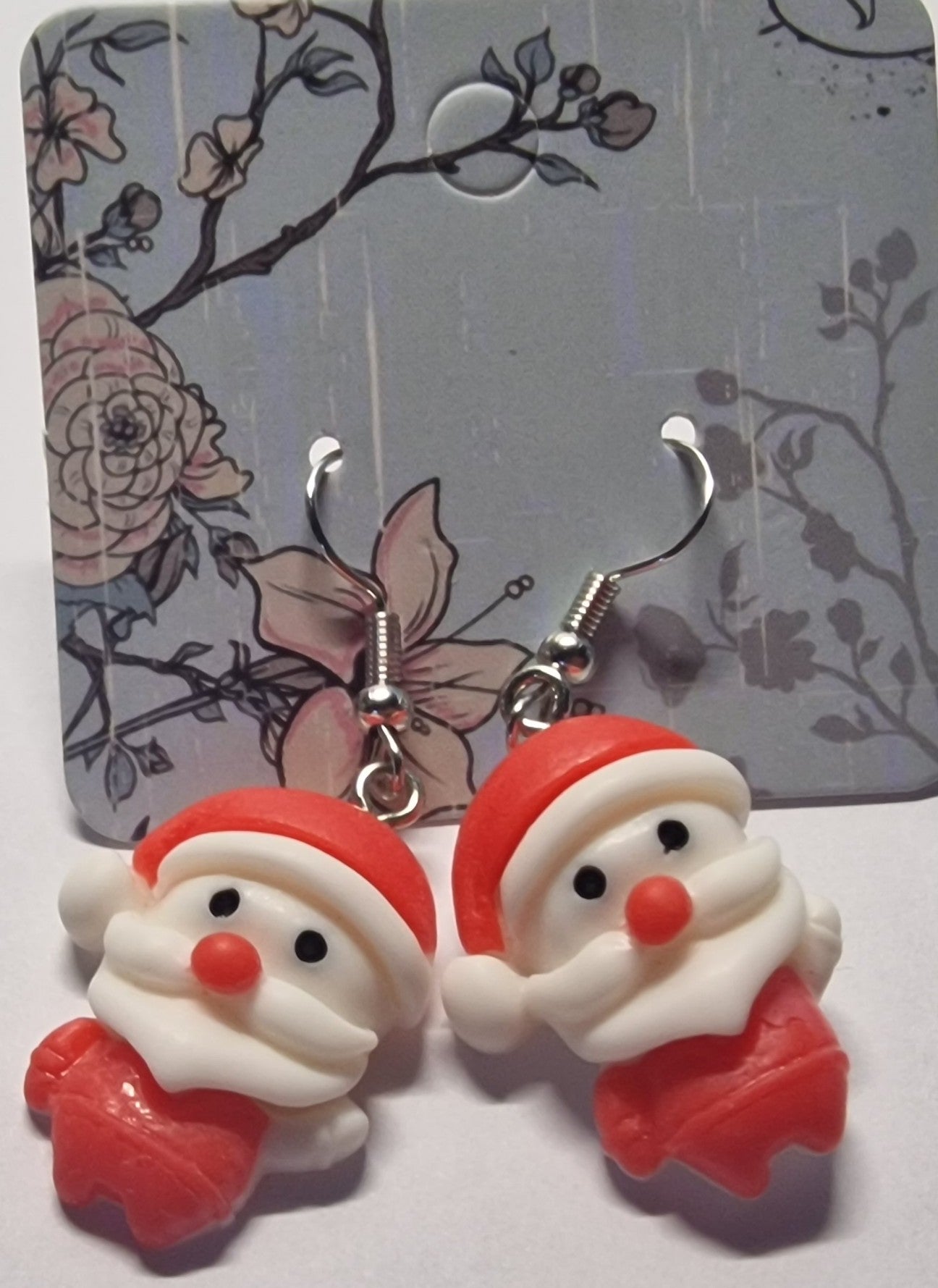 Christmas drop earing Santa - NB Store