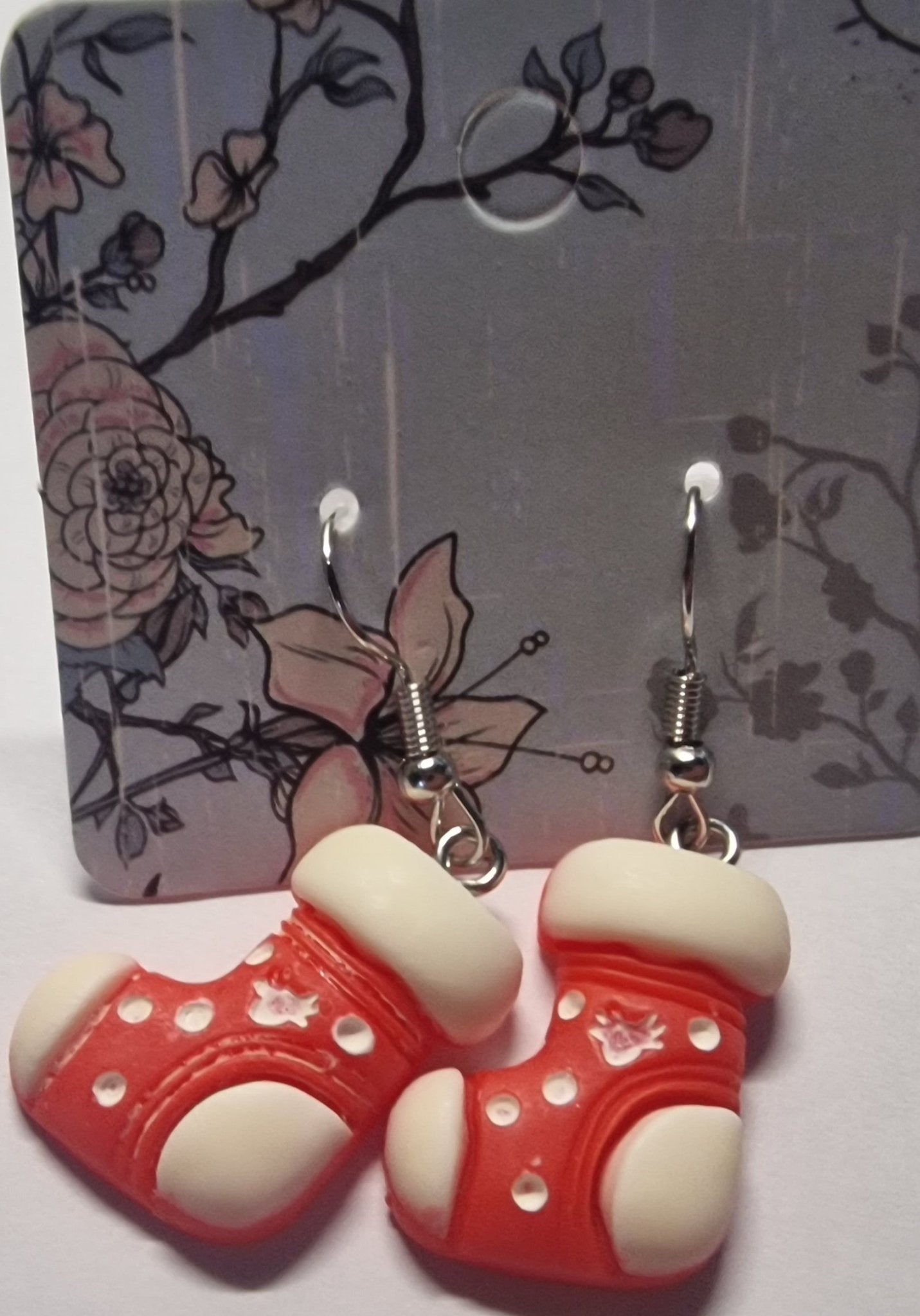 Christmas drop earing Stocking - NB Store