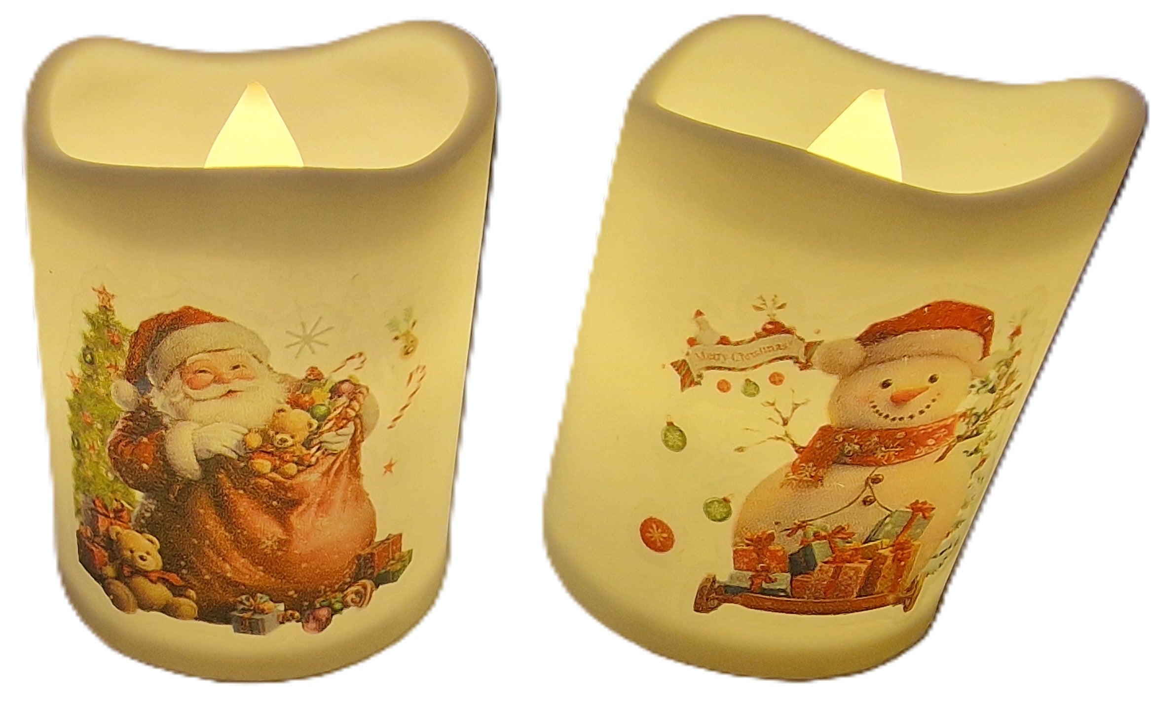 2pcLight up Candles (Plastic)