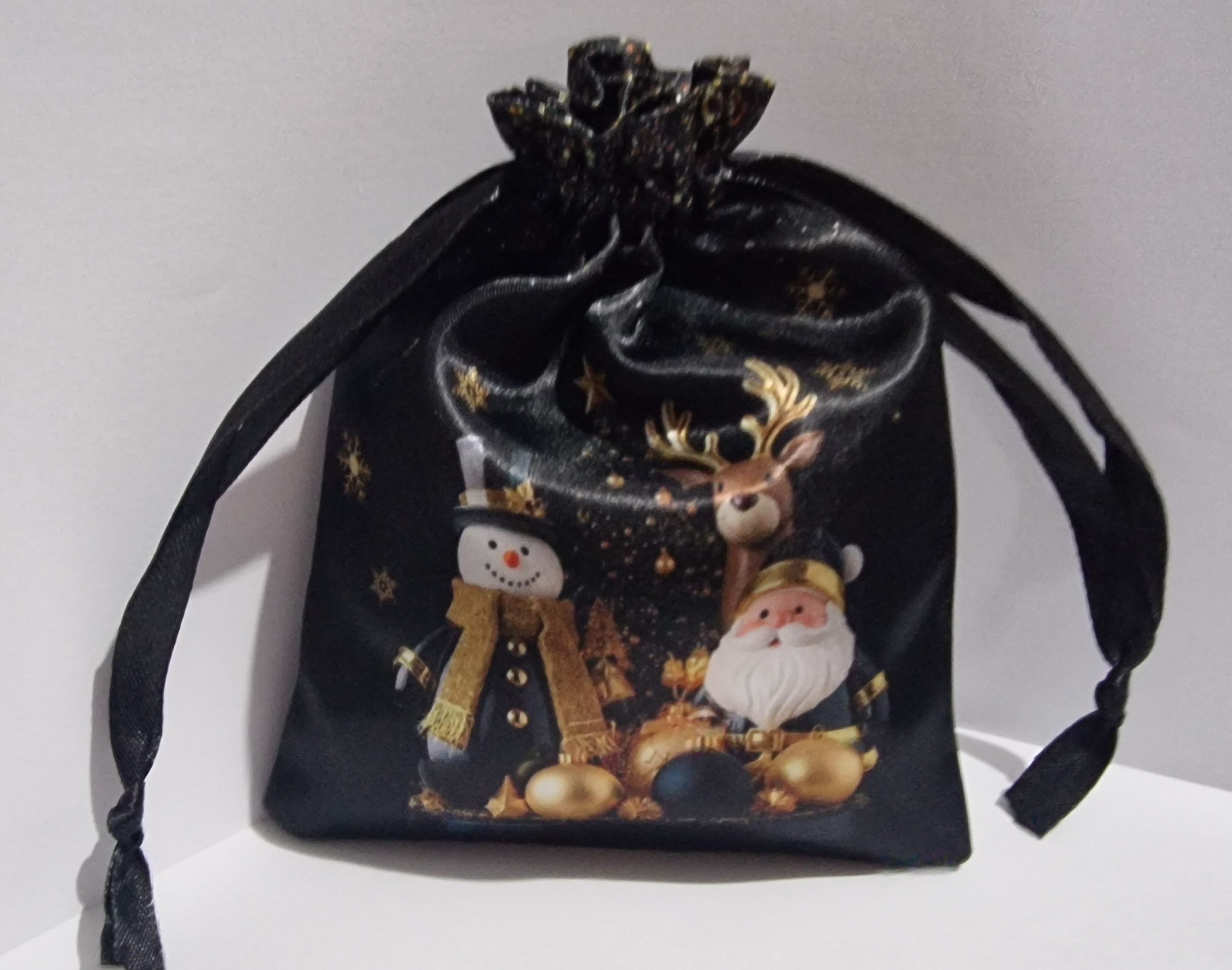 2pc Christmas Gift Drawstring Bags