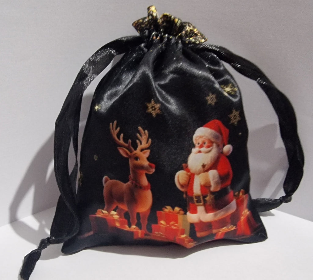 2pc Christmas Gift Drawstring Bags