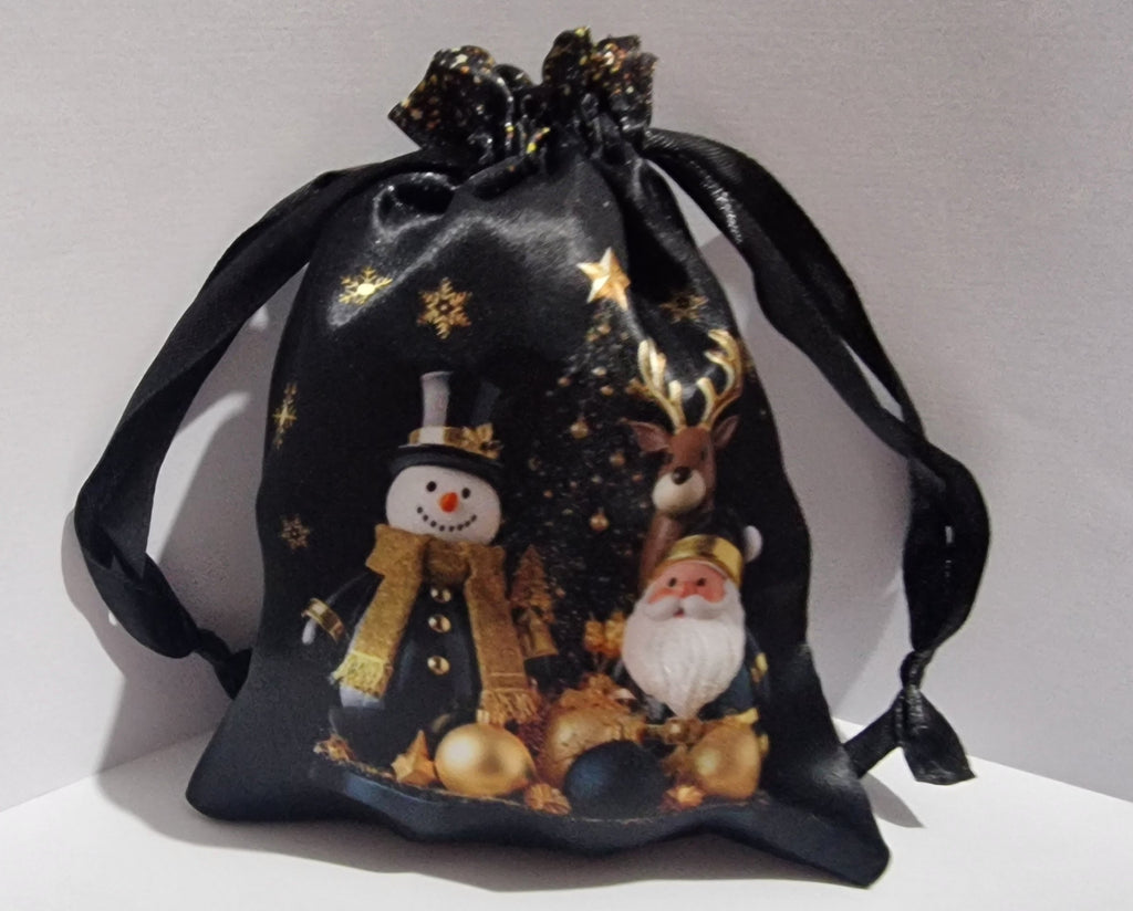 2pc Christmas Gift Drawstring Bags