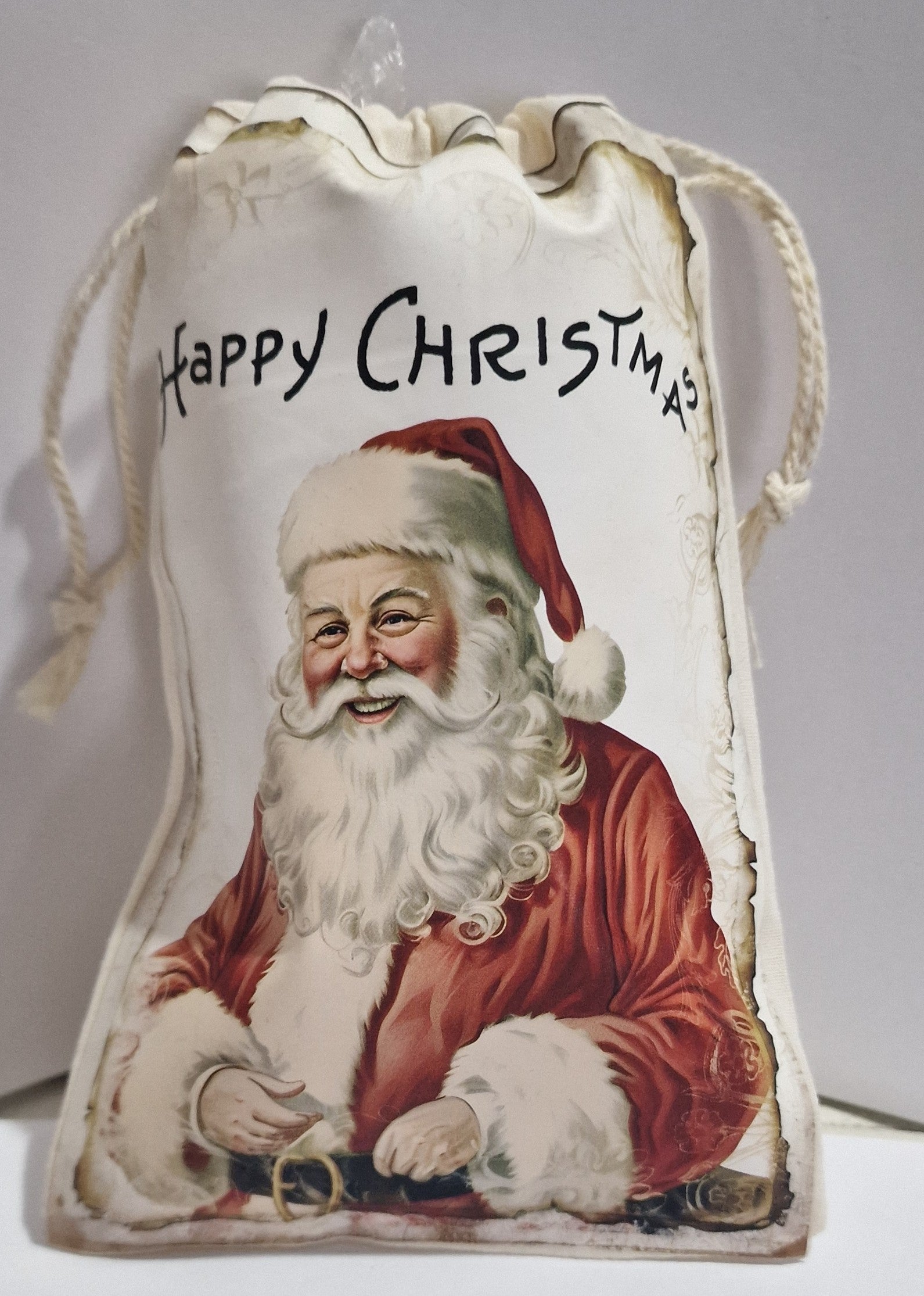 1 Christmas Drawstring Gift Bag,10*15cm