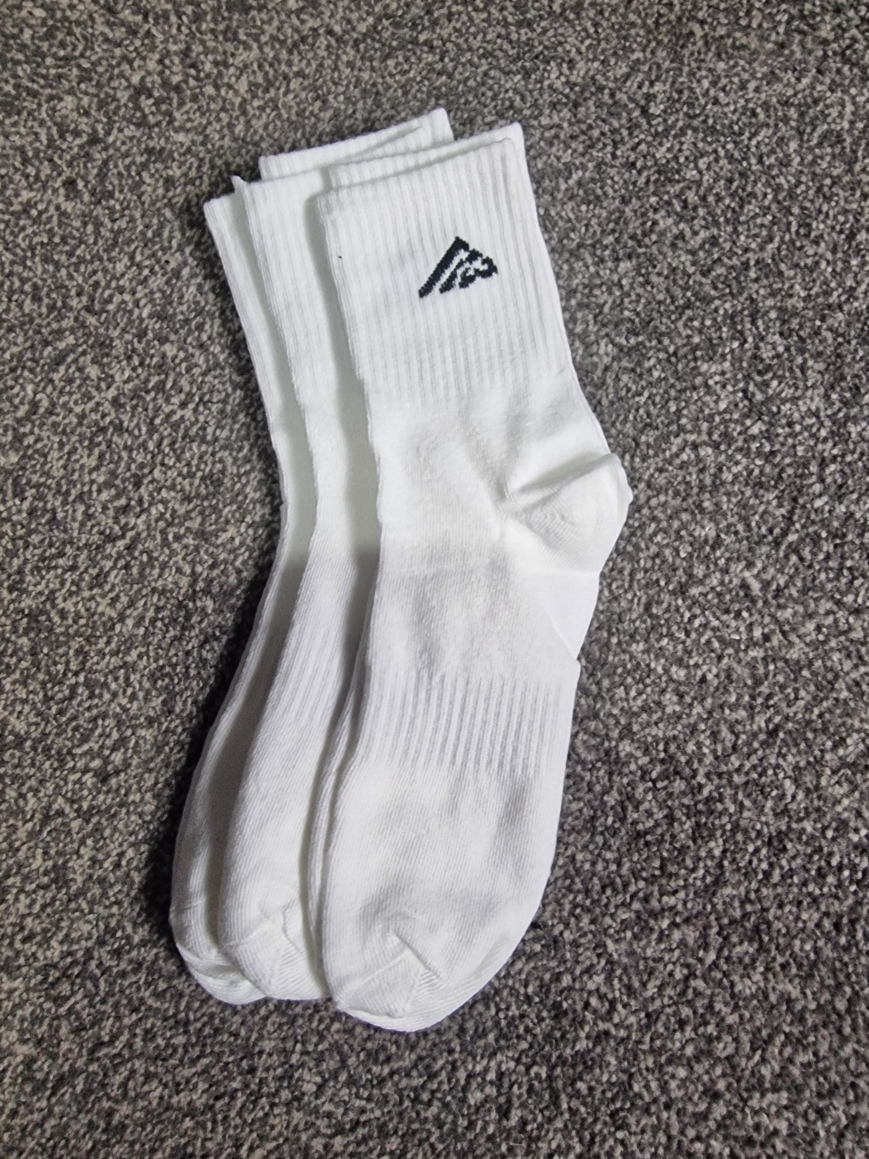 3 pack mens  white ankle socks