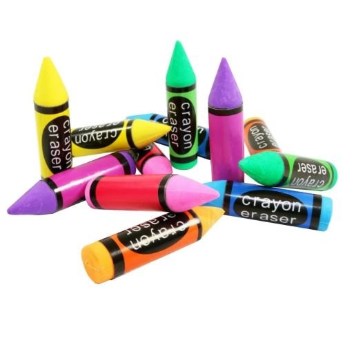 4Pc Crayon Erasers - NB Store