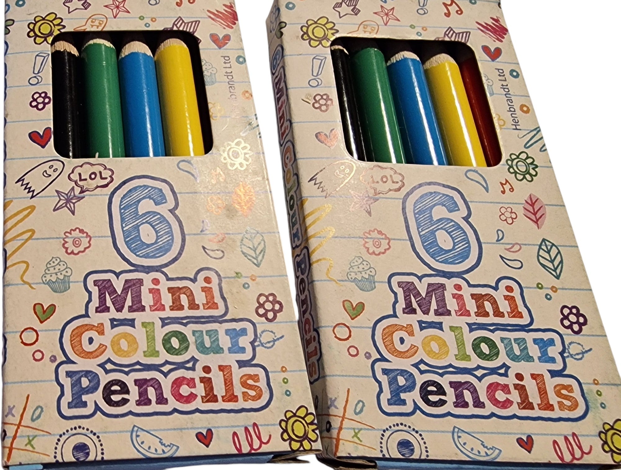Colour Crayons - 6 Pack Set - NB Store