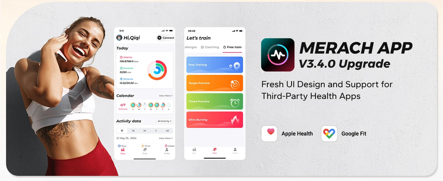 MERACH Exercise Bike - Brake Pad Stationary Bike with Tablet Mount & 270lbs Capacity