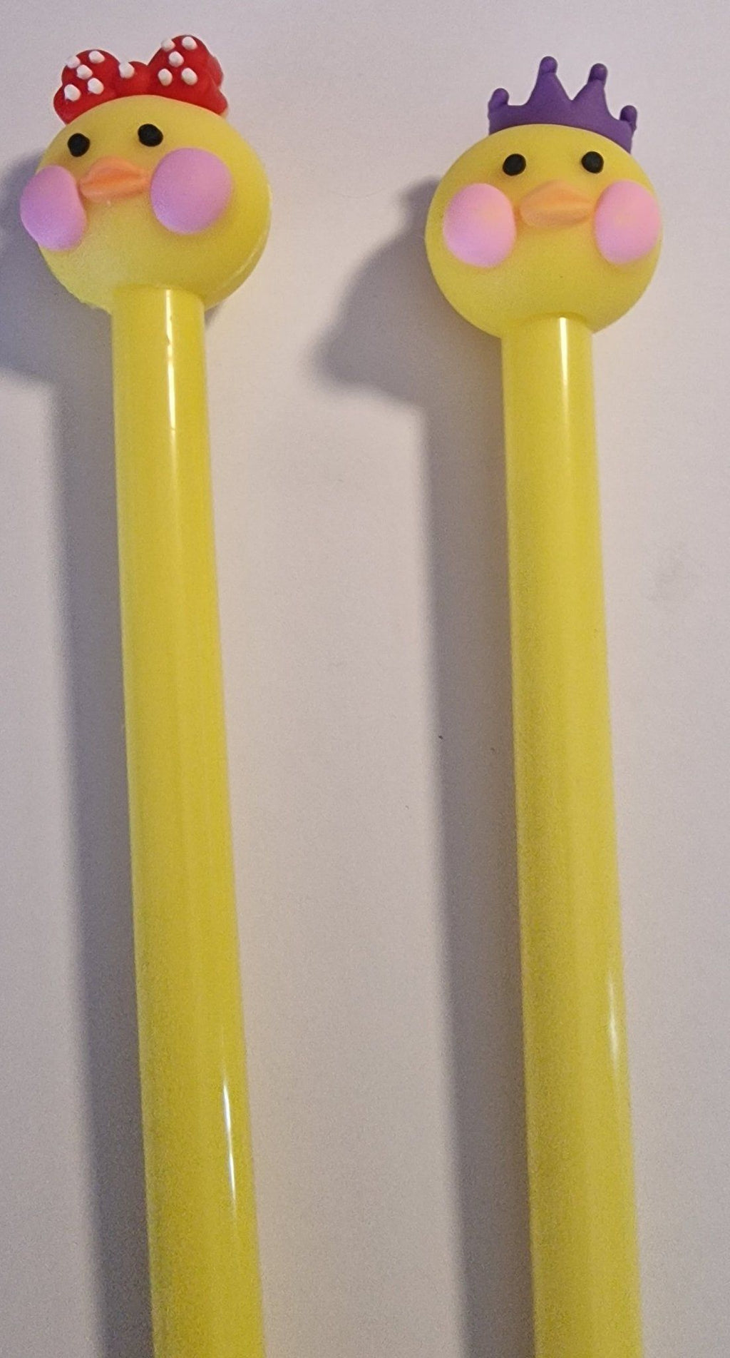 2 - Pc Cute Duck Novelty Gel Pens - NB Store