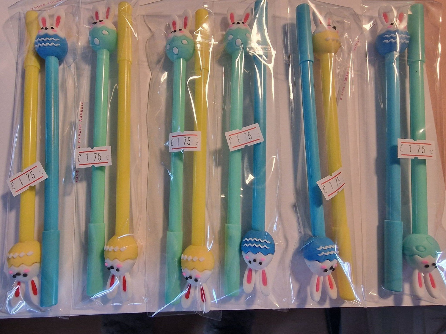 2pc Easter Egg Rabbit Shaped Cute Gel Pens - NB Store