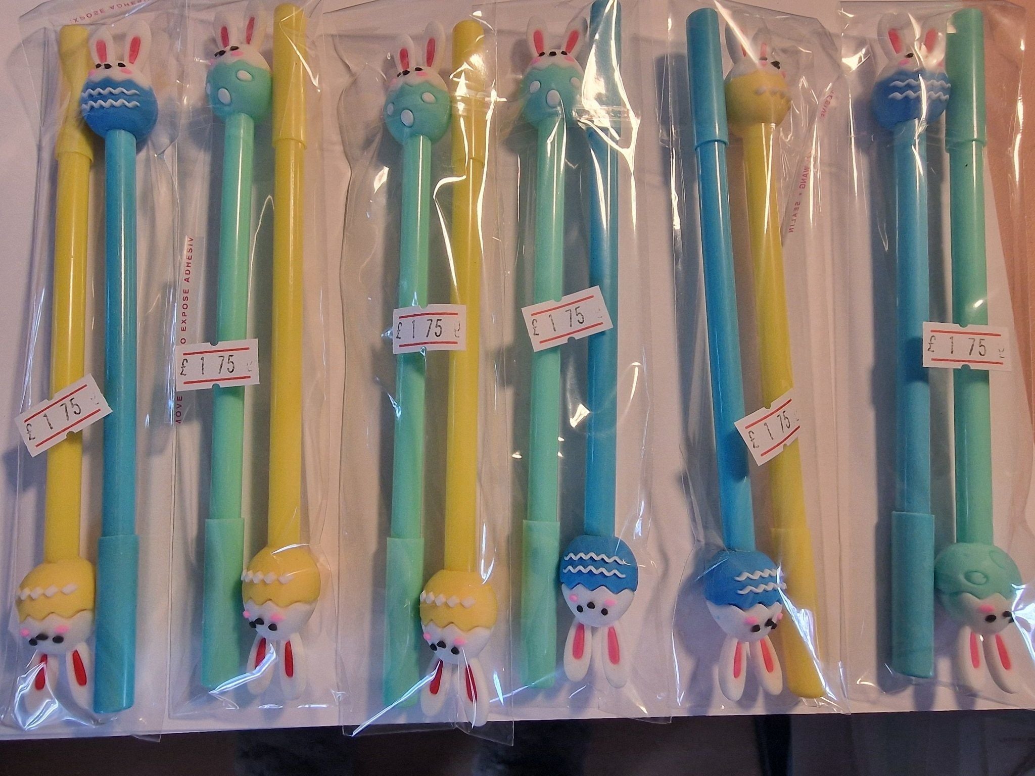 2pc Easter Egg Rabbit Shaped Cute Gel Pens - NB Store