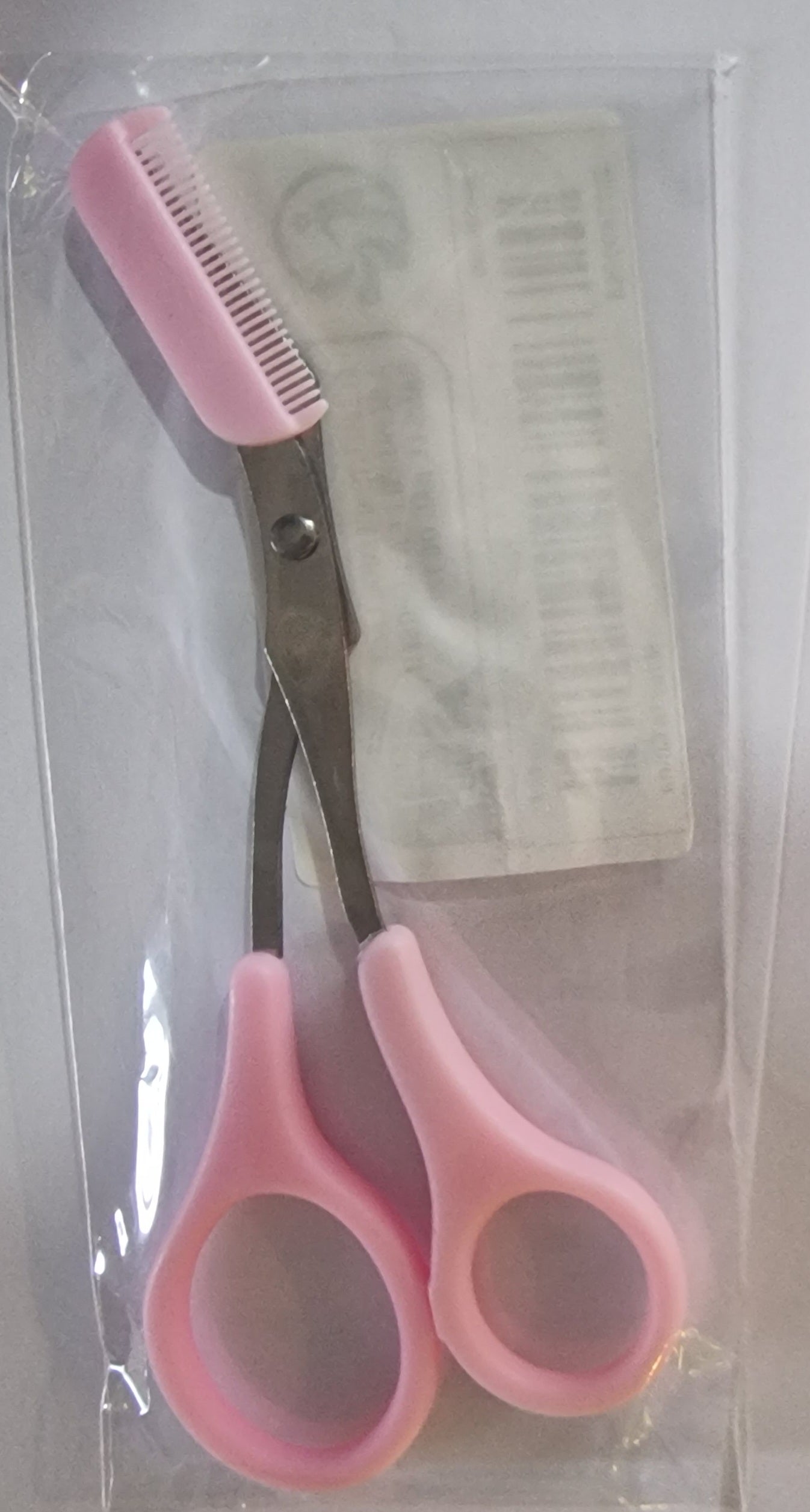 Pink Eyebrow Scissors