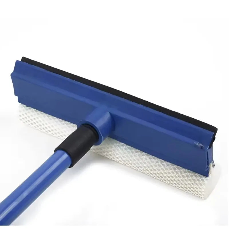 2-in-1 Retractable Window Cleaner - Sponge Brush for Car & Home Glass