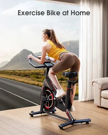 2025 NEW Magnetic Resistance Stationary Bike Ultra-Quiet Exercise Bike for Home Gym Equipment with Ideal for Adults Home Workout