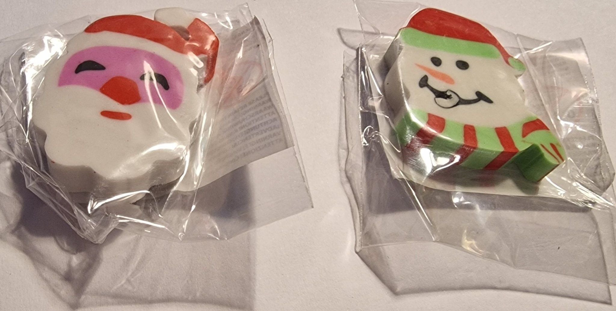 2 Christmas Erasers - NB Store