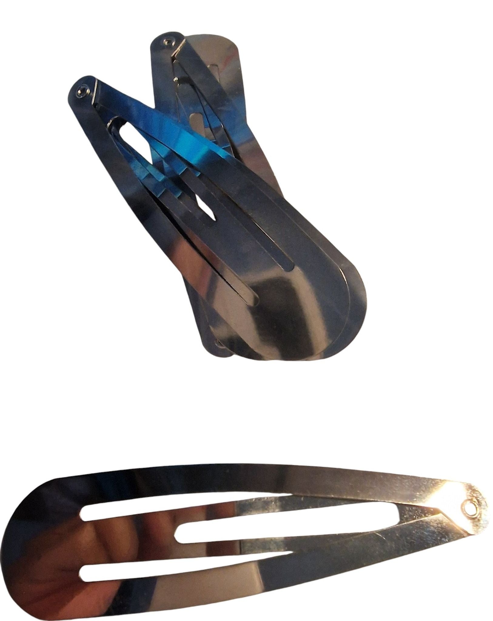 Pack of Silver Hair Snap-Ins