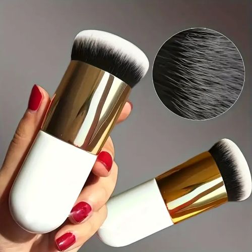 Large Makeup Foundation Brush - Professional Quality White - NB Store