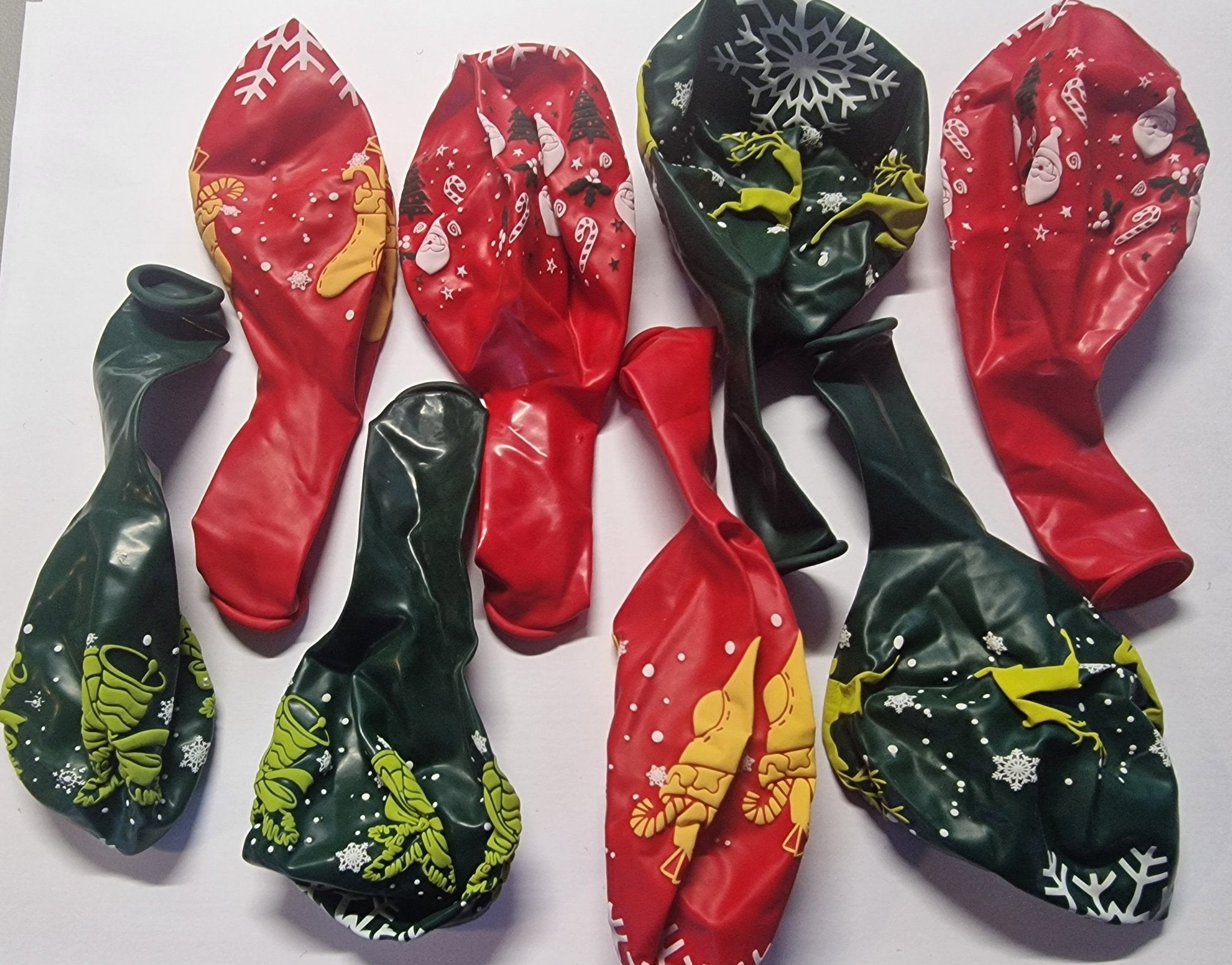 8PC Christmas Balloons - NB Store