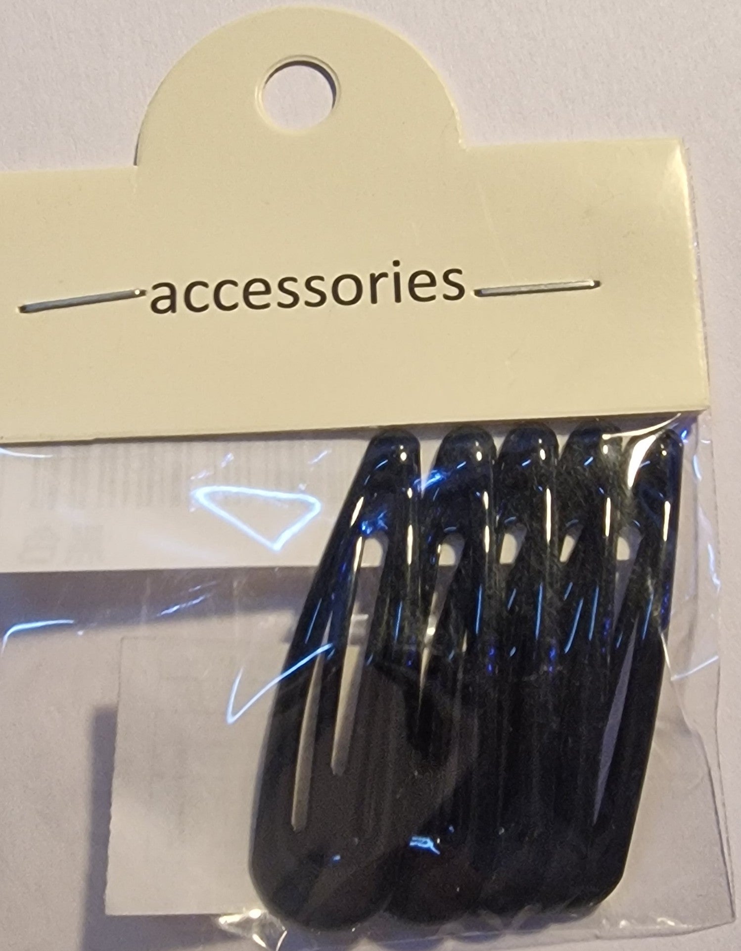 5 Piece Hair Snap - in Clips Black - NB Store