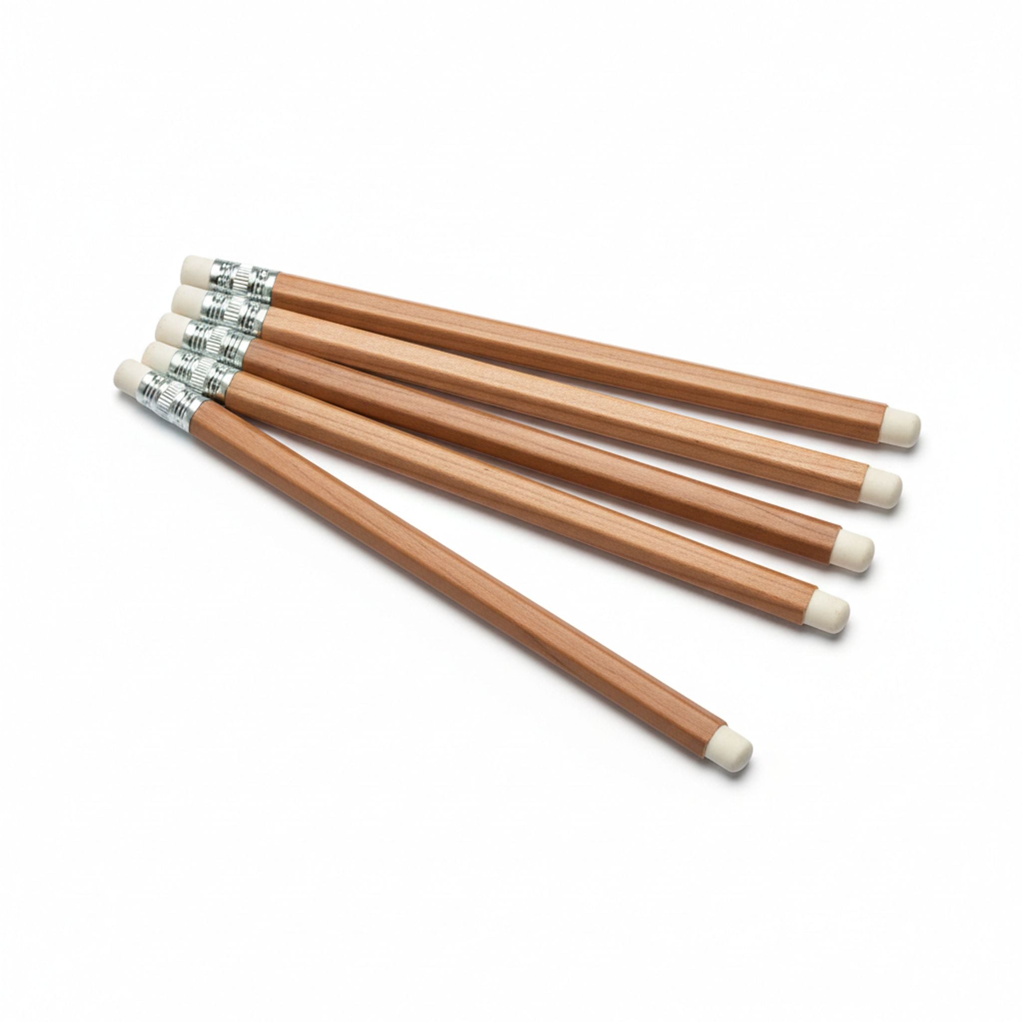 Brown Hexagon Pencils Pack of 5
