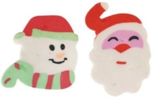 Pack of 2 Christmas Rubbers - NB Store