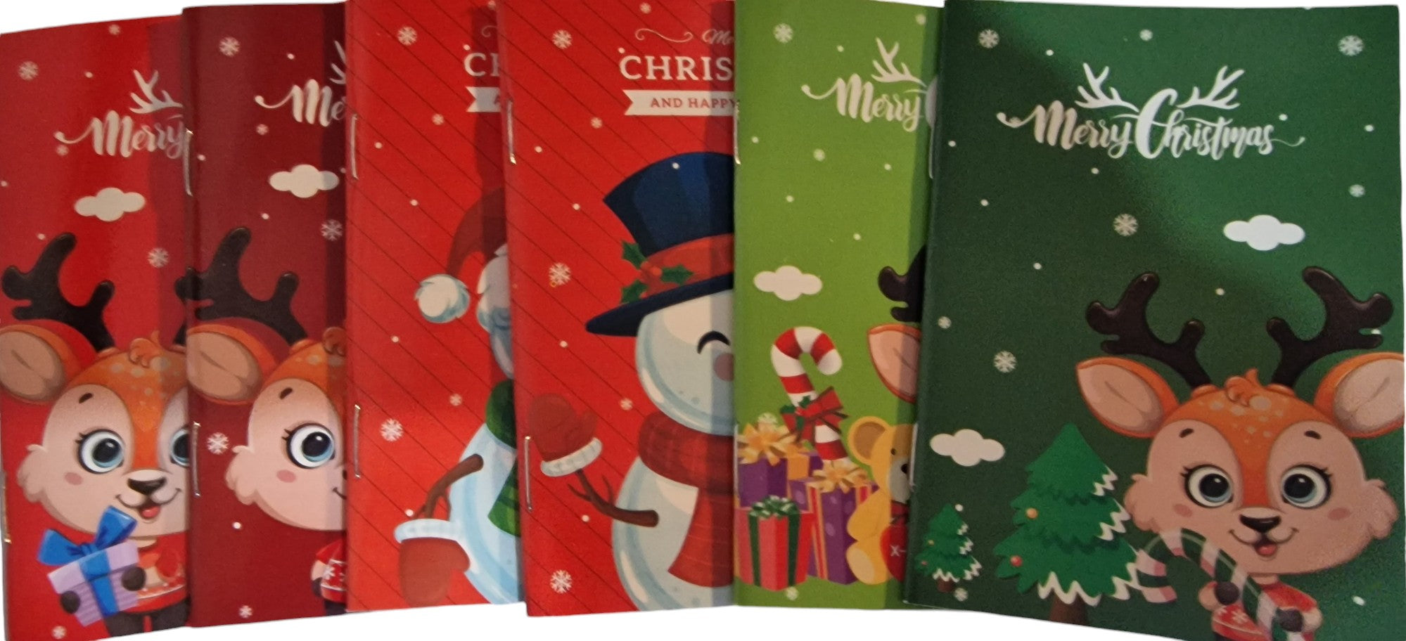 2pc Small Theme Christmas Books (Lined)