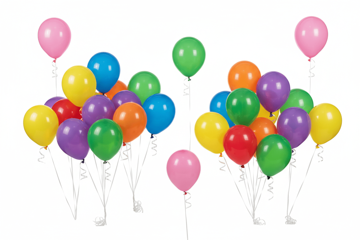 Multicolour Balloons 5" - 20 Piece Party Pack - NB Store