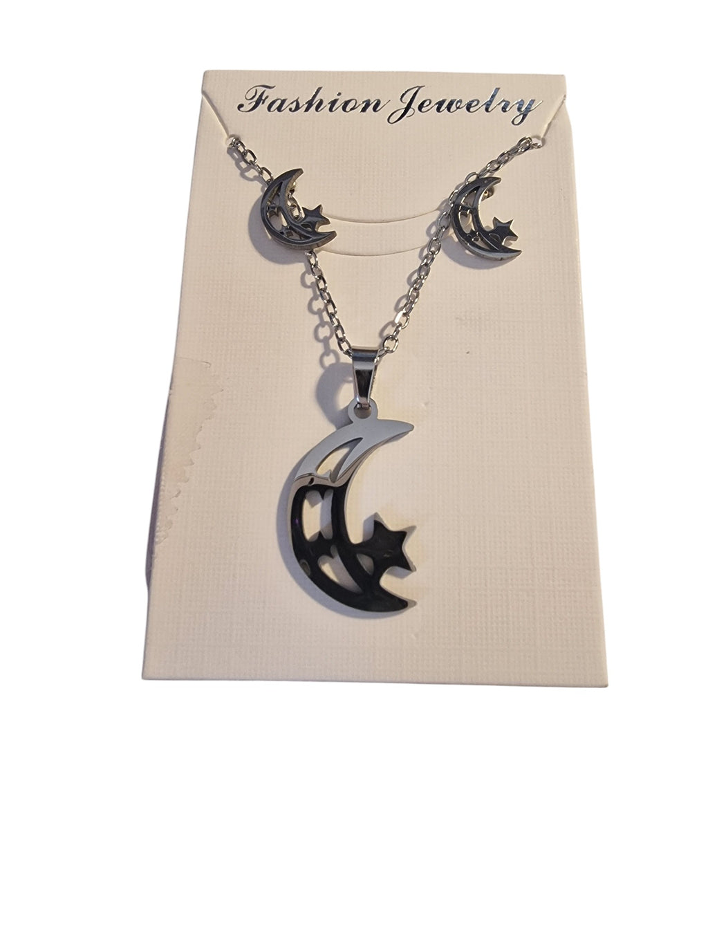 1 Set Necklace & Earing Set Moon - NB Store