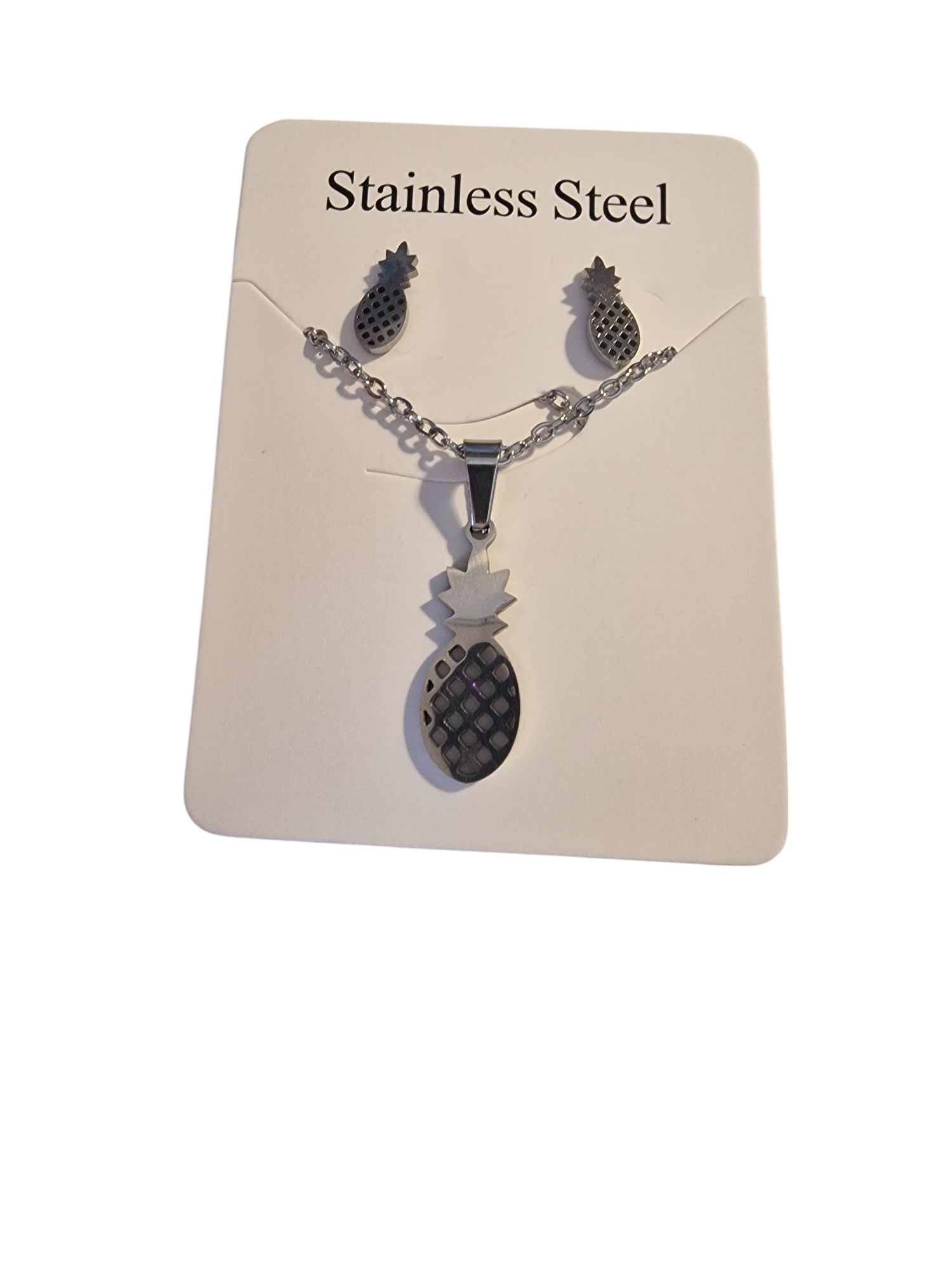 1 Set Necklace & Earing Set Pineapple - NB Store