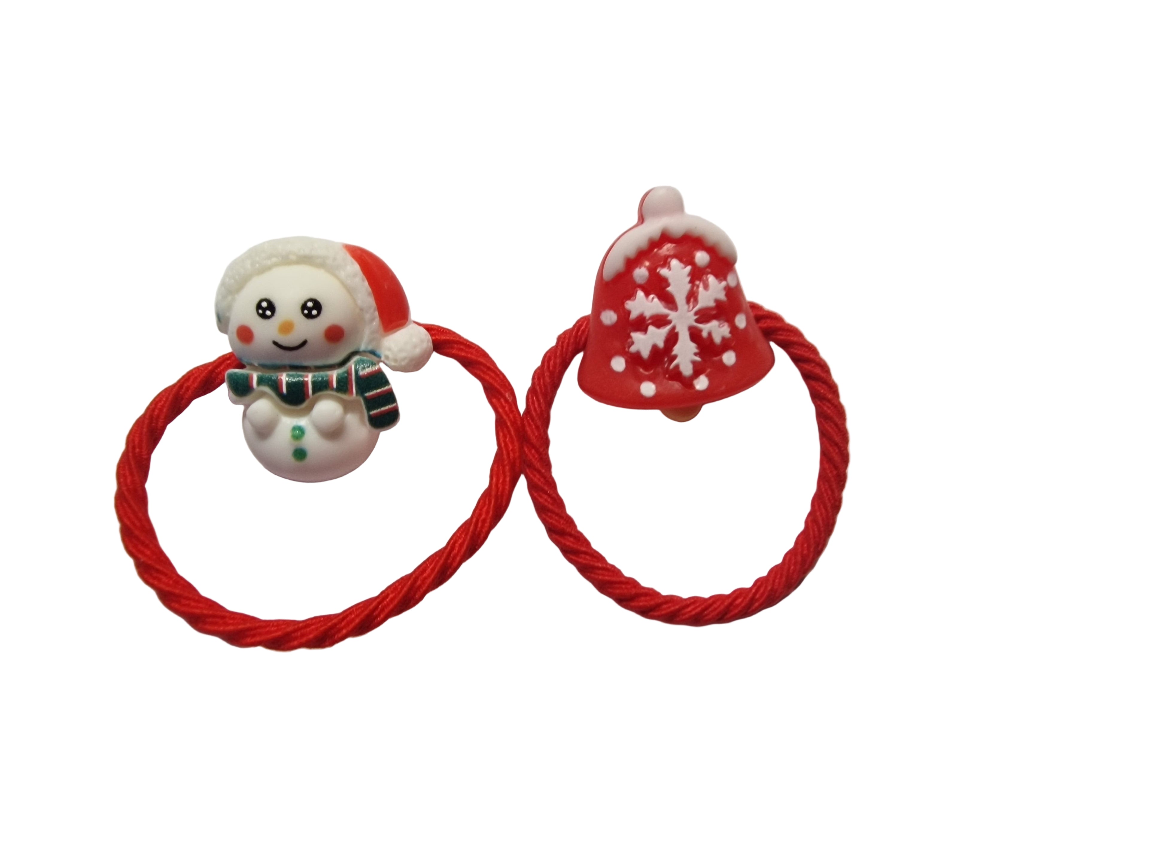 CHILDRENS CHRISTMAS CHARACTOR HAIR BANDS (1 Set)