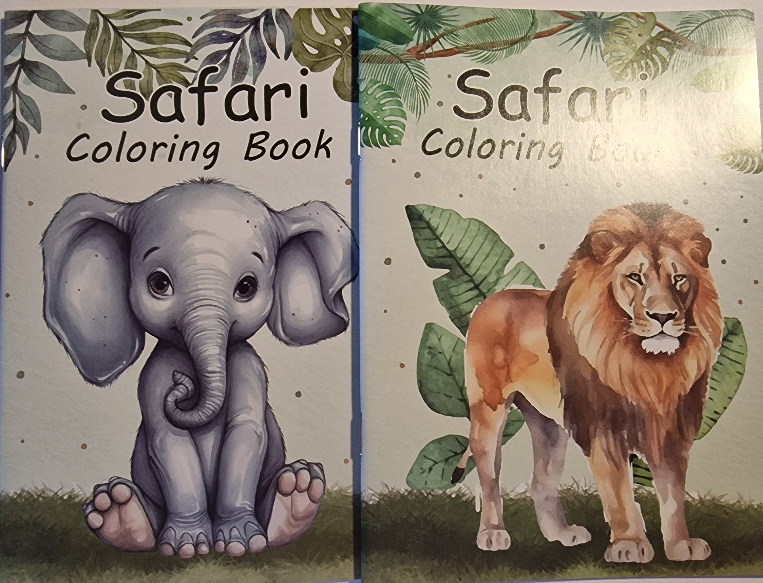 Safari Colouring Books