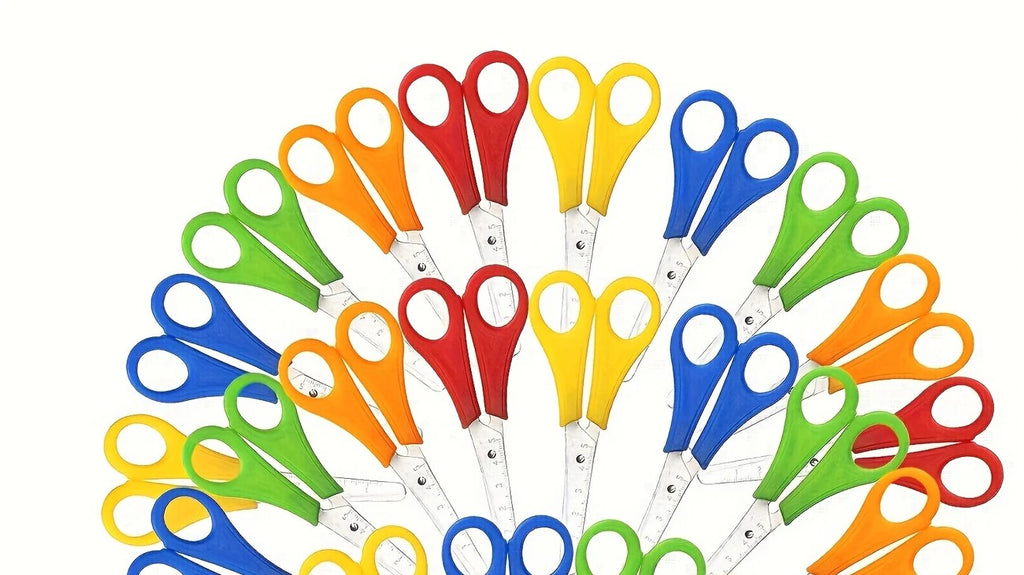 Blunt Colored Measuring Scissors